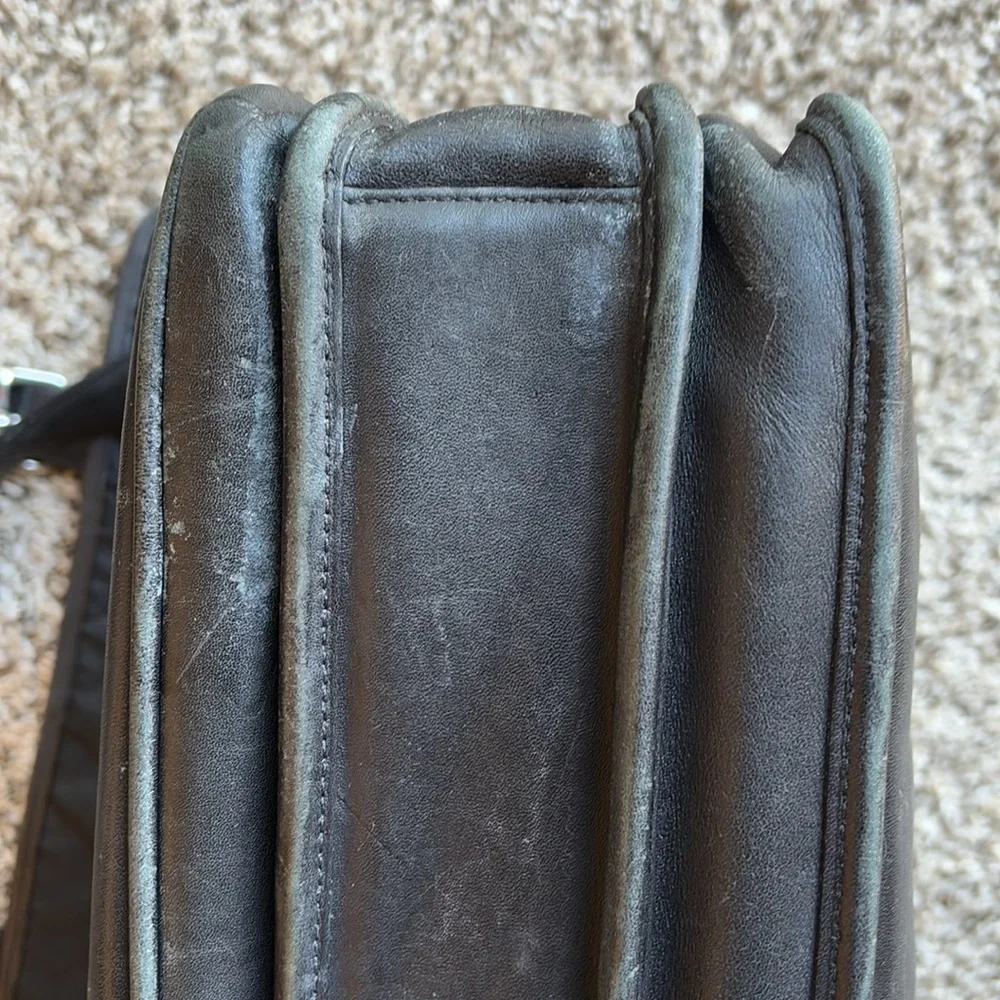Coach Black Leather Briefcase - Picture 11 of 16